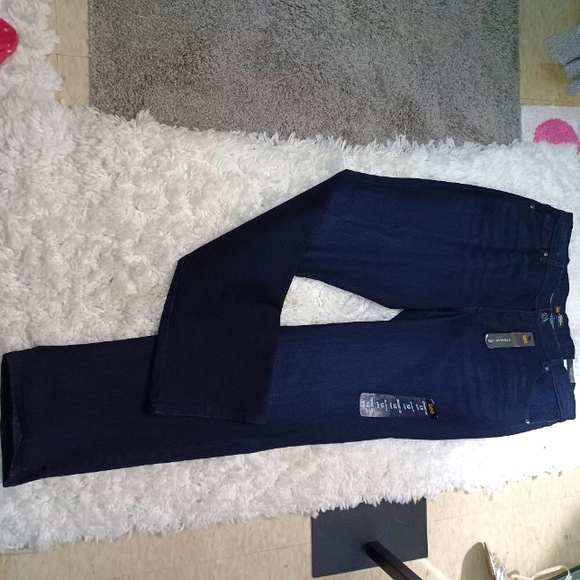 New Lee  Straight Legs Relaxed Fit Blue Jeans, Size 18 Long - Picture 3 of 16